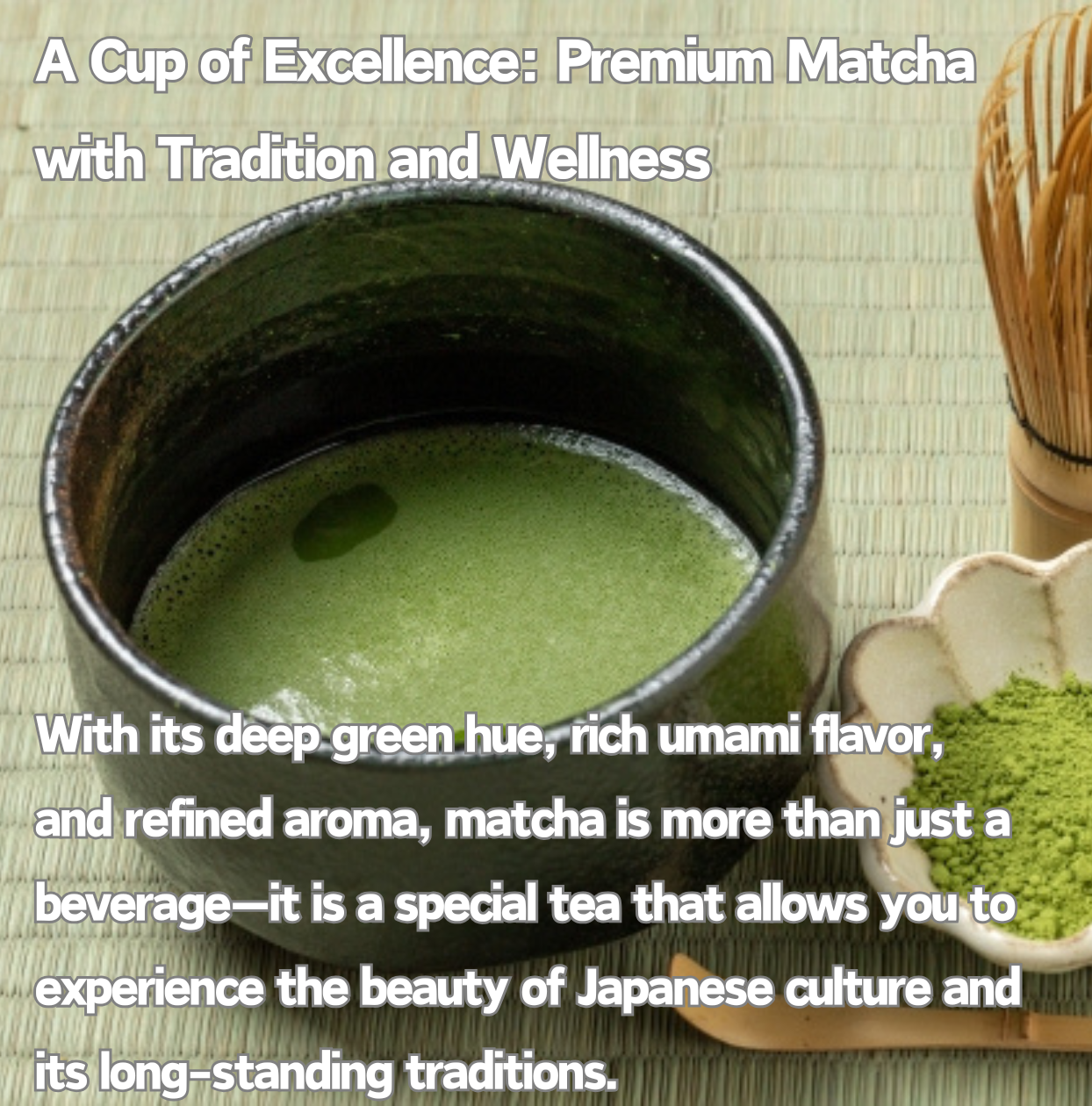 Matcha SAMURAI ESSENCE Premium 40g/1.4oz (20 porzioni)